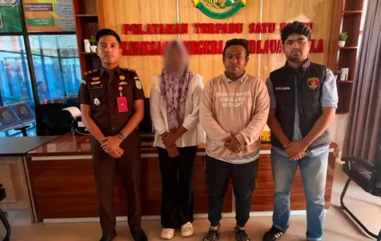 SatrePolres Sula Serah Tersangka Dugaan Tindak Pidana Penganiayaan ke Jaksa