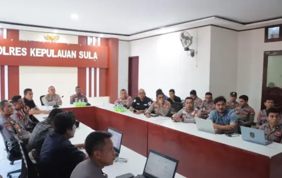 Polres Kepulauan Sula Perkuat Kesiapsiagaan Hadapi Bencana Alam