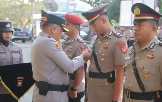 Kapolres Sula Pimpin Upacara Sertijab Wakapolres dan Dua Kasat
