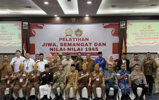 40 Kepsek Ikut Pelatihan Nilai Juang 1945, AKA: Kunci Bangun Karakter Siswa