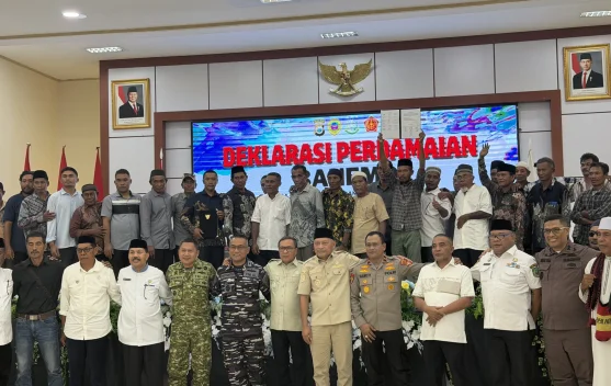 Wariskan Semangat Persaudaraan, Polda Gelar Deklarasi Perdamaian Patani Barat