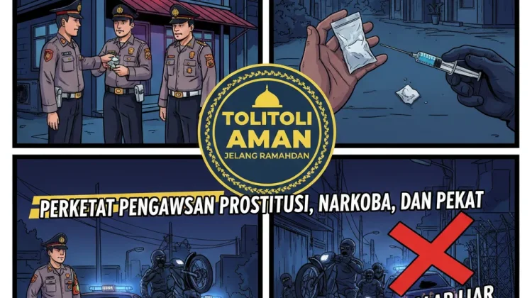 Tolitoli Perketat Pengawasan Prostitusi, Narkoba, dan Pekat