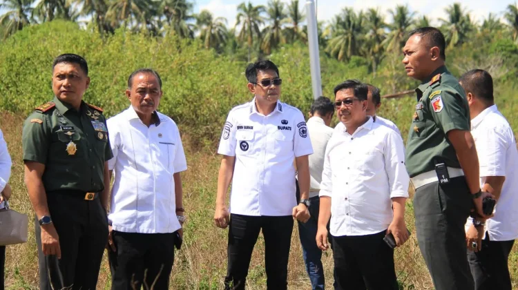Pangdam Tinjau Lahan Hibah Pemda Parigi Moutong