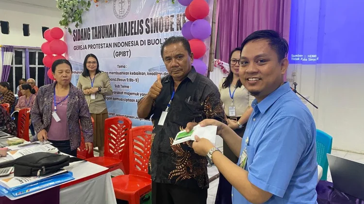 BPJS Ketenagakerjaan Sosialisasi Perlindungan Pekerja Gereja di Toli-Toli