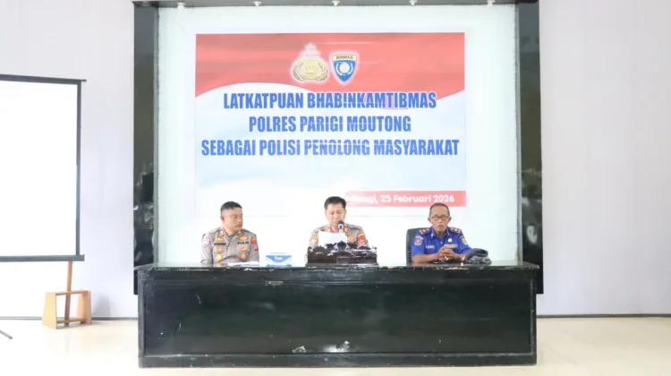 Sat Binmas Polres Parigi Moutong Perkuat Kapasitas Bhabinkamtibmas