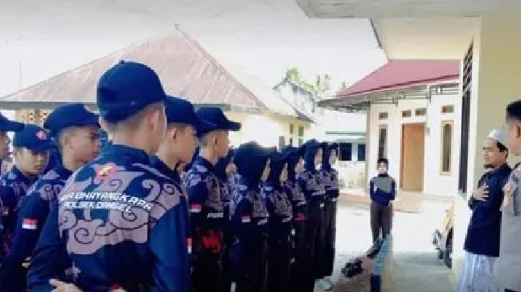 Polsek Dampal Selatan Bina Rohani Mental Saka Bhayangkara