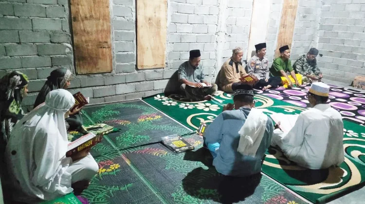 Bhabinkamtibmas Bokat Gelar Tadarus Ramadhan Damai