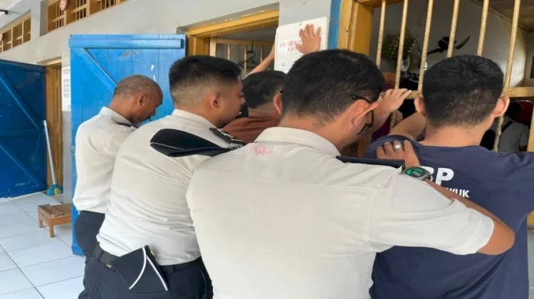 Razia Blok Hunian Lapas Tolitoli Perkuat Keamanan Lingkungan