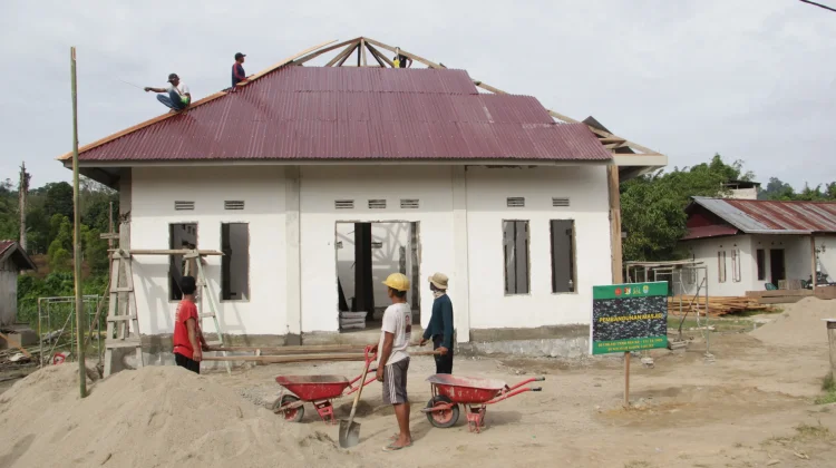 Berkah Ramadhan, Pembangunan Masjid Ogomolobu Dikebut Demi Ibadah