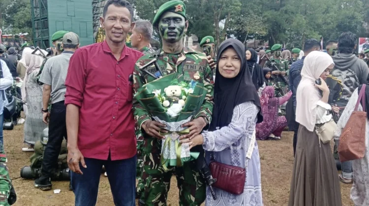 Haerul Huda anak kuli bangunan jadi anggota TNI AD