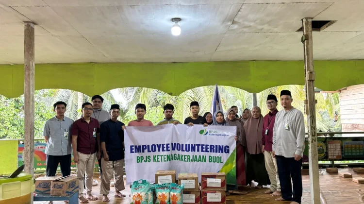 Employee Volunteering BPJS Ketenagakerjaan Buol di Panti Asuhan Ambo Buol