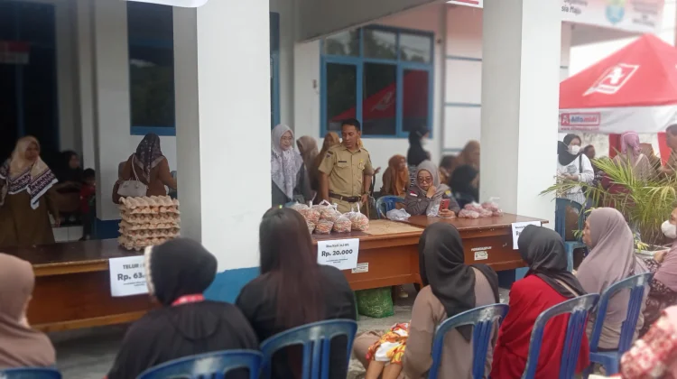 Telur Ayam banyak di cari pada Operasi Pasar Murah urah
