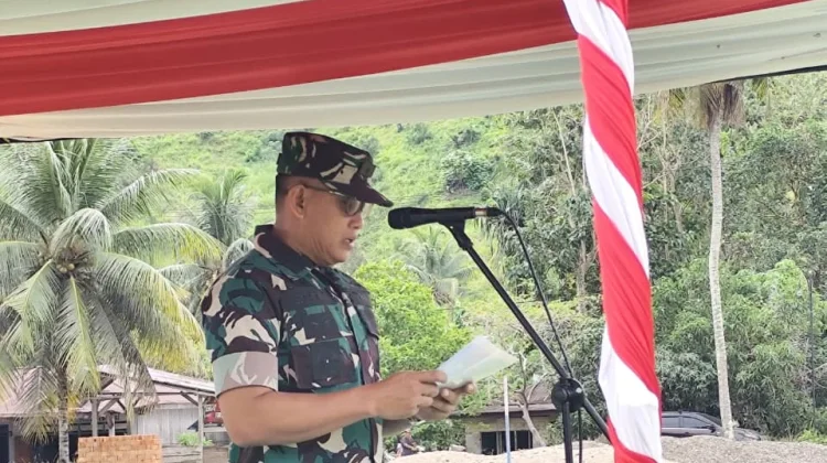 TMMD Ke-127 Tuntaskan Pembangunan Desa Oyom Lampasio