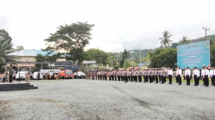Polres Buol Gelar Apel Pasukan untuk Pengamanan dan Pelayanan Idul Fitri 2026