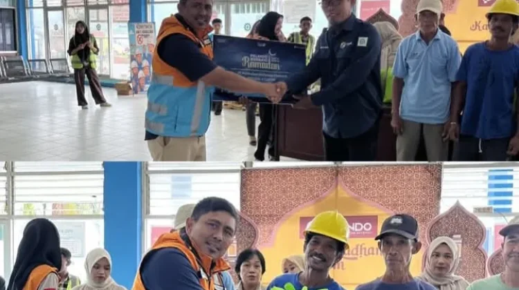 Pelindo Tolitoli Salurkan Santunan dan Sembako di Bulan Ramadan