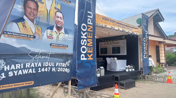 BPJN Sulteng Dirikan Posko Mudik di Tolitoli