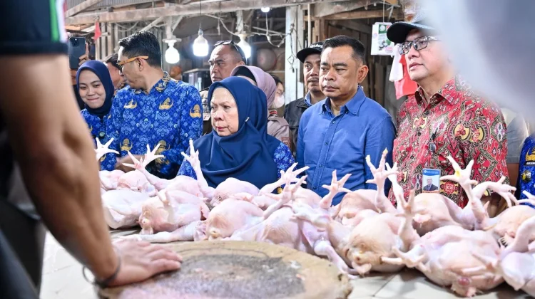 Wagub Sulteng Sidak Pasar Menjelang Idul Fitri 1447 H