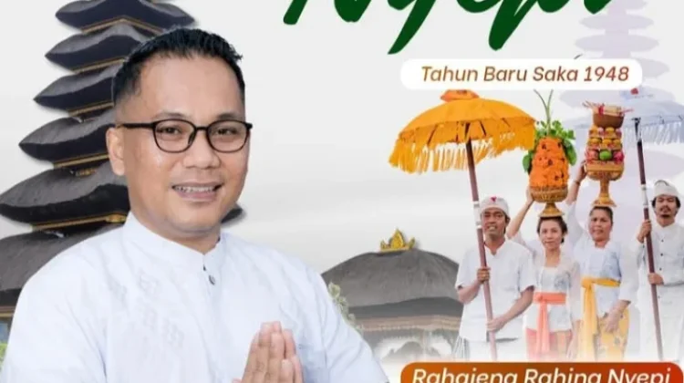 Risman Sampaikan Pesan Damai di Hari Nyepi