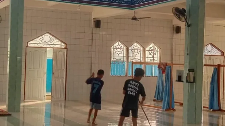 Kesiapan Masjid Nurul Khairat Kalangkangan Gelar Shalat Ied
