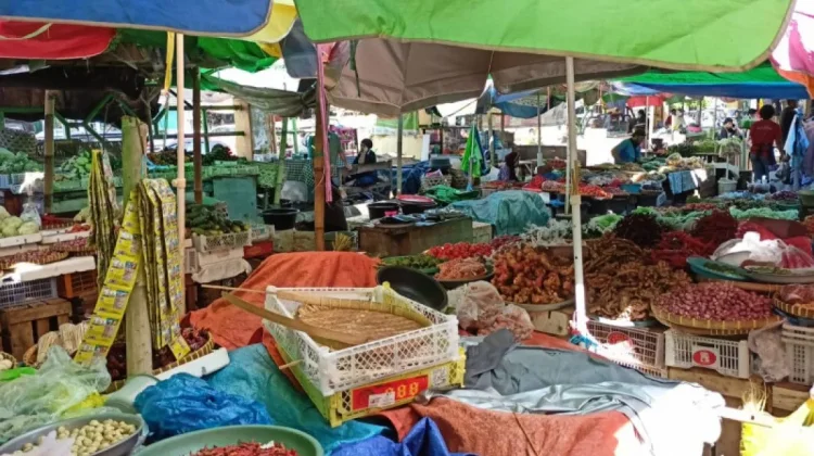Pasar Susumbolan Tolitoli Masih Sepi di Hari Kedua Lebaran