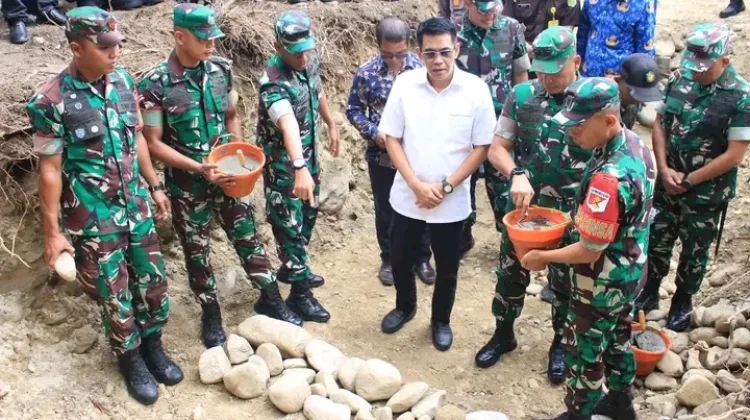 Jembatan Garuda Dibangun, Akses Warga Nambaru Kian Terbuka