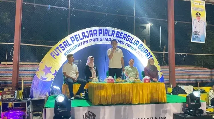 Bupati Parigi Moutong Buka Turnamen Futsal Pelajar 2026 HUT 24