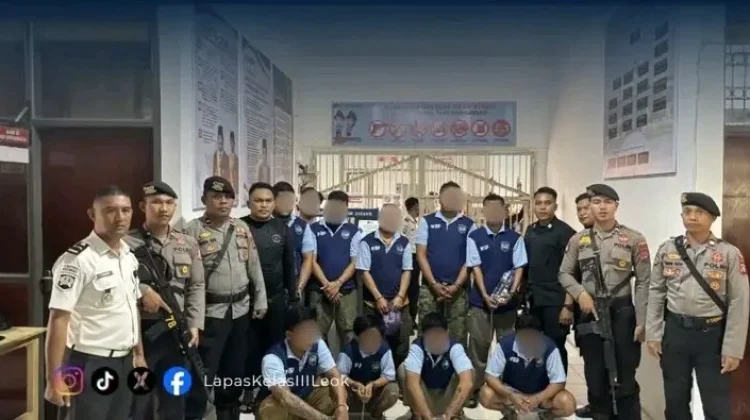 Pemindahan 10 Narapidana, Lapas Leok Tingkatkan Pembinaan
