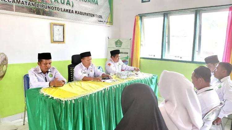 Kemenag Buol Intensifkan Supervisi KUA Tingkatkan Layanan