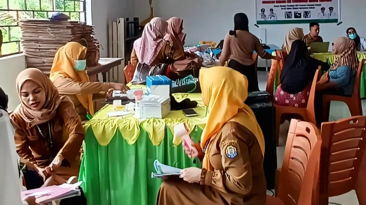 Cek Kesehatan Gratis Puskesmas Galang Meriahkan HUT Sulteng ke-62