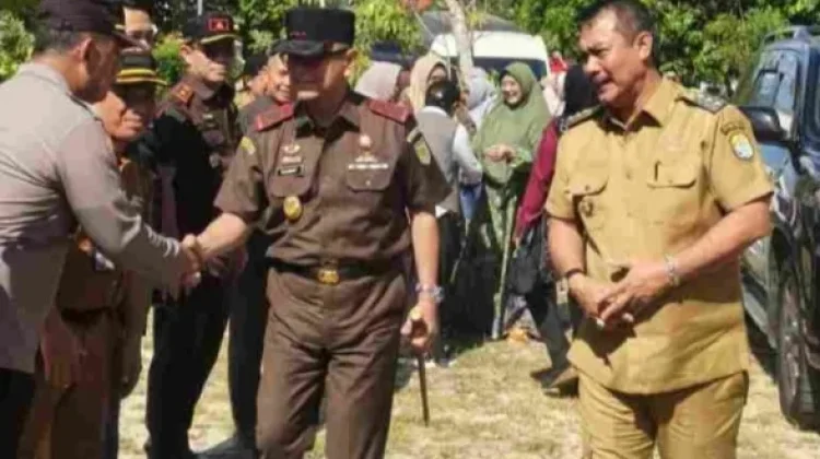 Pengamanan Kunjungan Kajati Sulteng Berjalan Aman Kondusif