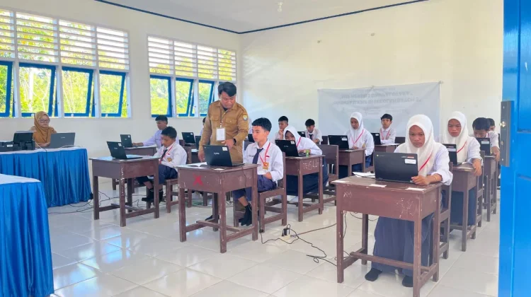 Nyaris Terkendala Listrik, SMPN 2 Dampal Utara Sukses Gelar TKA tanpa Gangguan