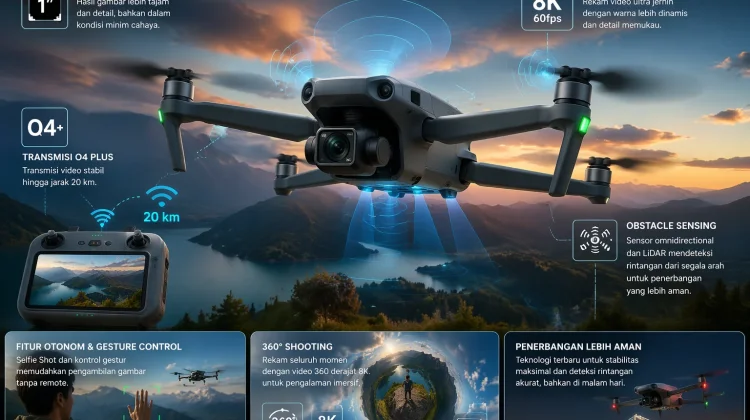 Teknologi Drone Kamera 2026 Hadirkan Rekaman 8K dan Sistem Otonom Lebih Canggih