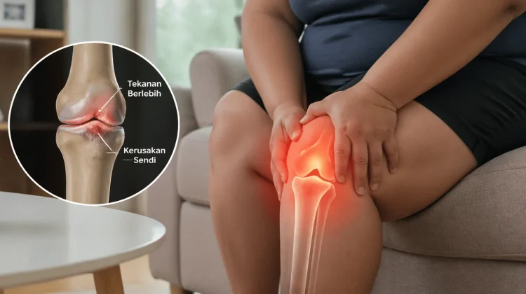 Berat Badan Berlebih Tingkatkan Risiko Gangguan pada Lutut