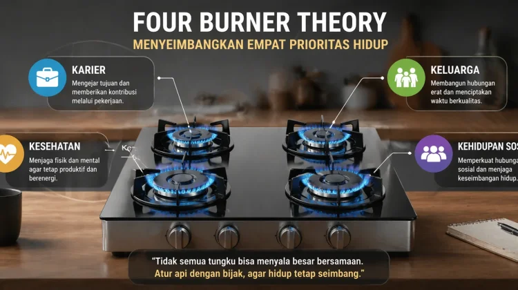 Mengenal Four Burner Theory, Konsep Menyeimbangkan Prioritas Hidup