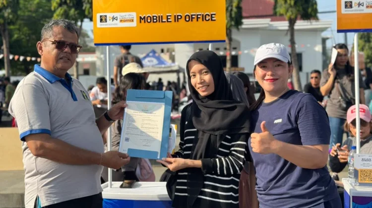 Kemenkum Sulteng Fasilitasi Pendaftaran Produk UMKM pada Semarak KI