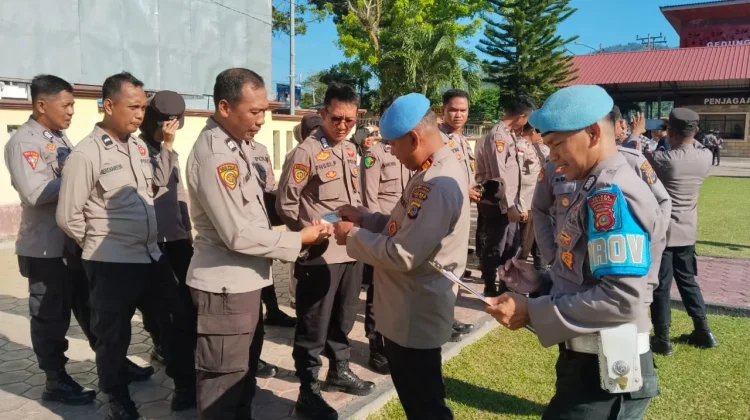 Propam Polres Toli-Toli Intens Lakukan Pengecekan Kelengkapan Anggota
