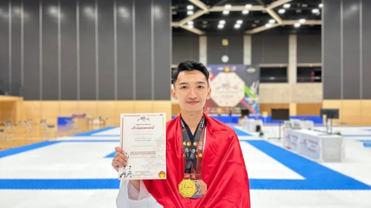 Personel Polda Sulteng Borong Tiga Medali Kejuaraan Taekwondo di Jepang