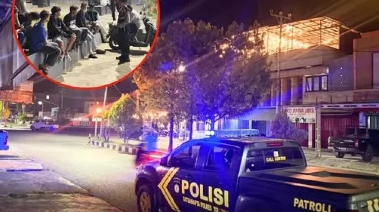 Polres Tolitoli Gelar Patroli Intens Cegah Balap Liar Malam Hari