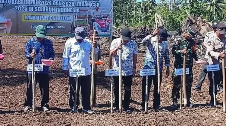 Desa Pomayagon Ambil Bagian dalam Gerakan Tanam Serempak Nasional