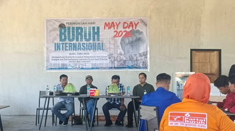 Solidaritas Buruh Buol Menguat di Peringatan May Day 2026