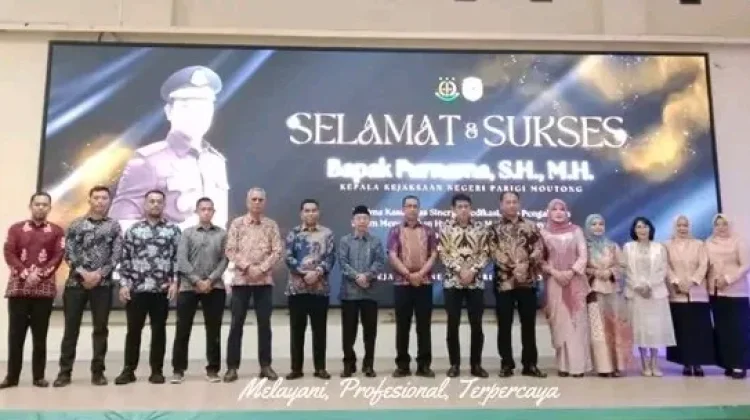 Kantor Pertanahan Parimo Hadiri Pengantar Tugas Kajari Parimo