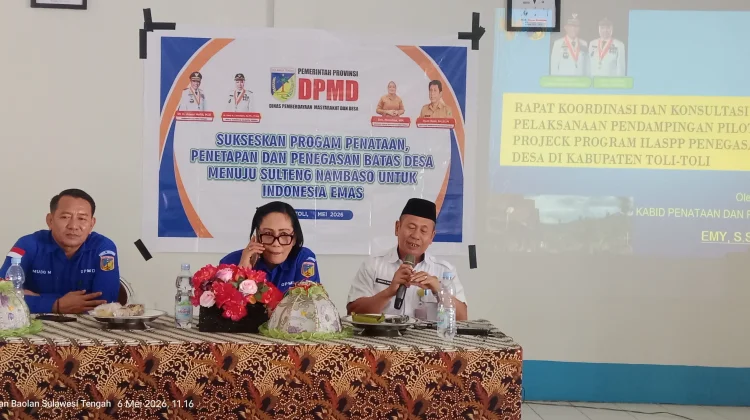 Sosialisasi Penataan Batas Desa Sulteng Didorong Tuntas
