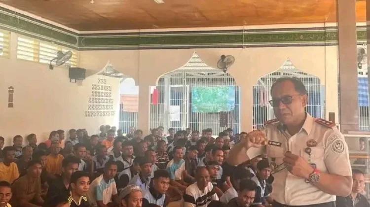 Kalapas Tolitoli Ajak Warga Binaan Jaga Ketertiban Lapas