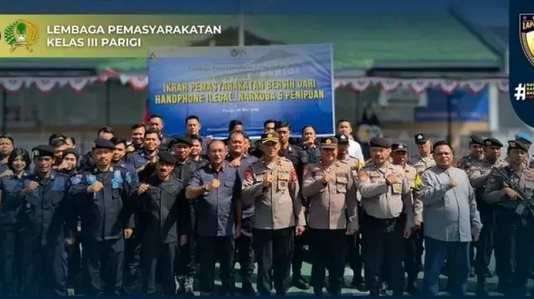 Lapas Parigi Ikrar Zero Halinar, Pelanggar Siap Dipecat