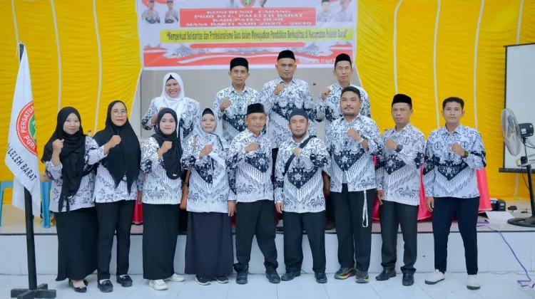 Nanang Lahya Resmi Pimpin PGRI Paleleh Barat Kabupaten Buol