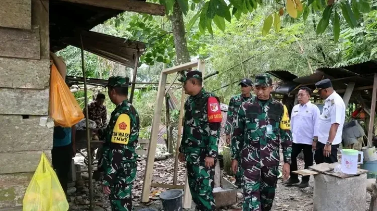 Tim Wasrik Tinjau Progres TMMD ke-128 di Sausu Trans