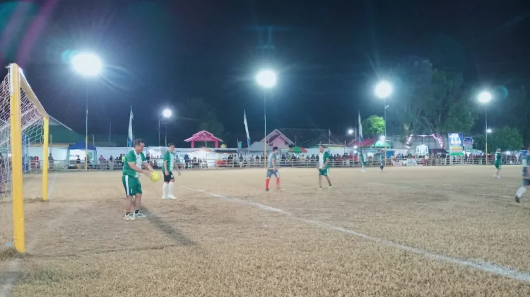 Fasilitas Olahraga Desa Sandana Terus Dibenahi