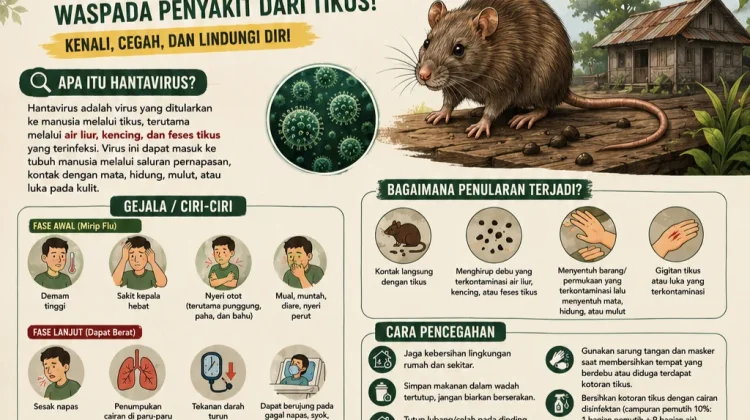 Pencegahan Jadi Kunci Utama Hindari Ancaman Mematikan Hantavirus