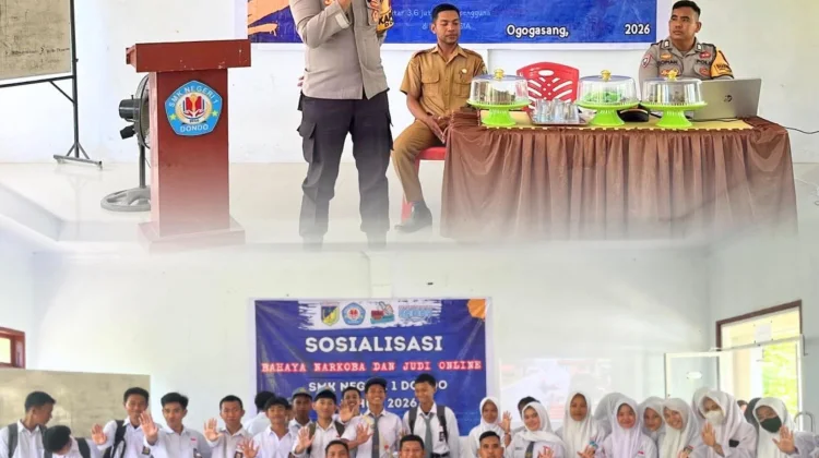 Polsek Dondo Edukasi bahaya Narkoba dan JUDOL bagi Pelajar