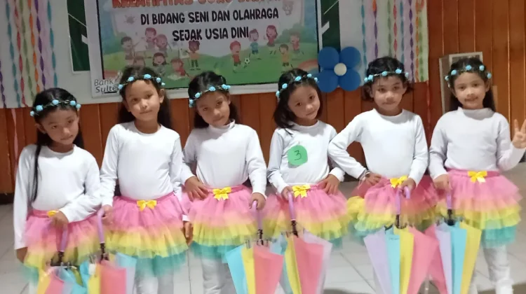 Gebyar PAUD Tolitoli Meriah, Tari Payung Pukau Penonton